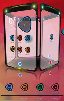 Next Launcher 3D Theme PolyGon screenshot 2