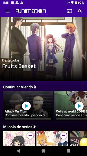 Funimation screenshot 3