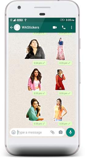 Hansika Motwani Stickers 4 WhatsApp screenshot 8