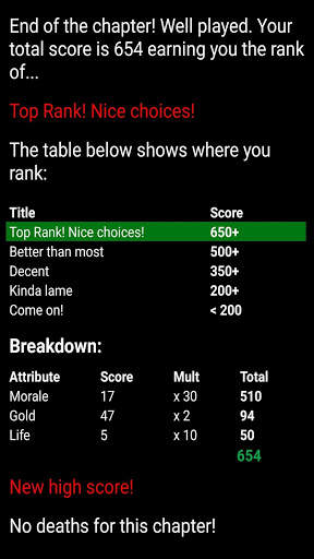 Heroic Epic: A Choices Game screenshot 5