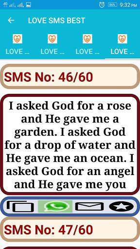 Love SMS Best Hindi Bangla English screenshot 8