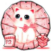 Peach Cute Kitty Launcher Theme 1.1.1