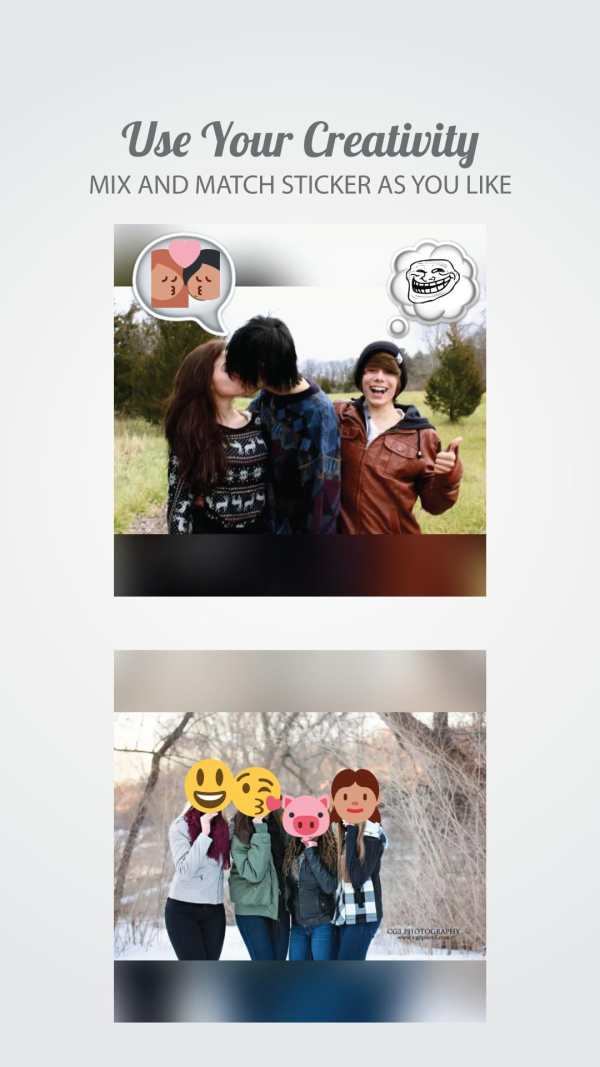 Square Emoji Sticker - Photo Editor 4 تصوير الشاشة