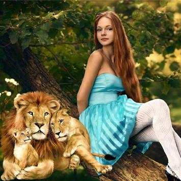 Selfie with Lion Photo Frames 2 تصوير الشاشة
