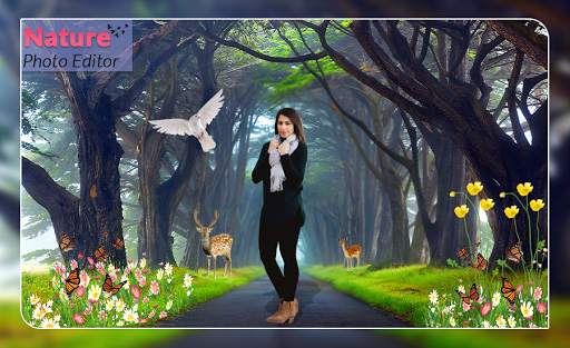 Nature photo Frame Editor 3 تصوير الشاشة