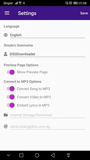 Smule Downloader - DSG Downloader for Smule screenshot 3