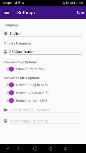 Smule Downloader - DSG Downloader for Smule screenshot 3