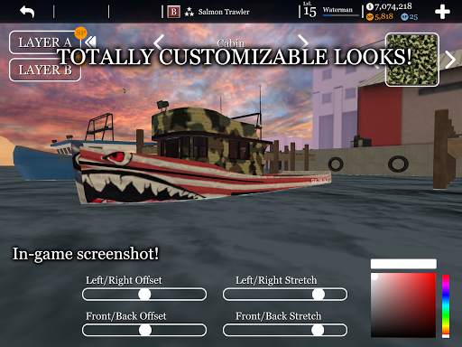 uCaptain: Boat Fishing Game 3D screenshot 12