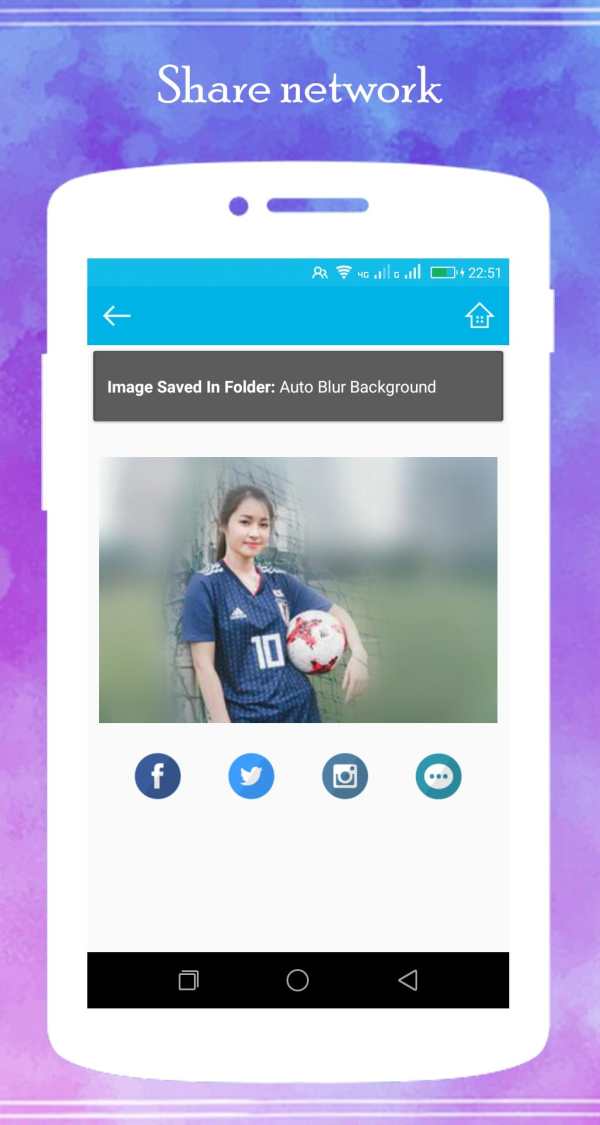 DSLR Camera - Auto Blur Background screenshot 3
