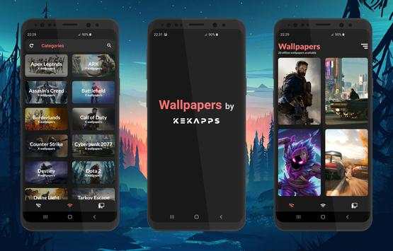 Gaming Wallpapers 1 تصوير الشاشة