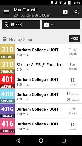 Durham Region Transit Bus - MonTransit screenshot 1