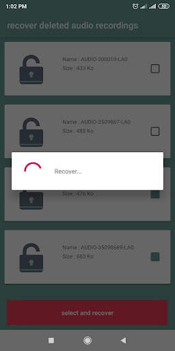 recover all deleted audio recordings screenshot 7