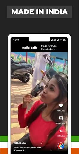India Talk Made in India Free Video - Snack Video screenshot 1