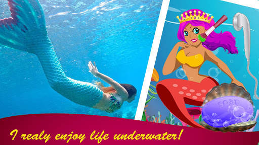 Mermaid Princess Love Story Dress Up Game screenshot 4
