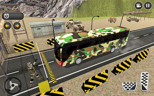 Army bus games 3d Army driving screenshot 2