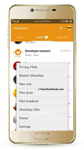 Gold Whats messenger guide screenshot 1