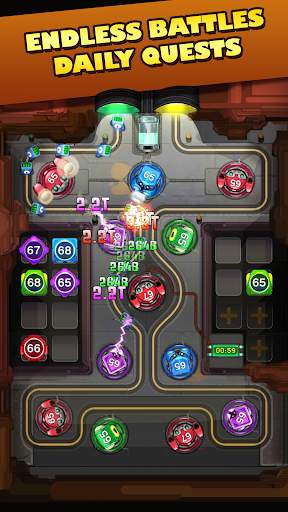 Cybershock : TD Idle & Merge screenshot 7