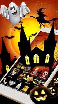 Halloween Horror Night Launcher Theme HD Wallpaper 2 تصوير الشاشة