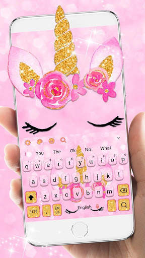 Glisten Pink Unicorn Cat Theme screenshot 1