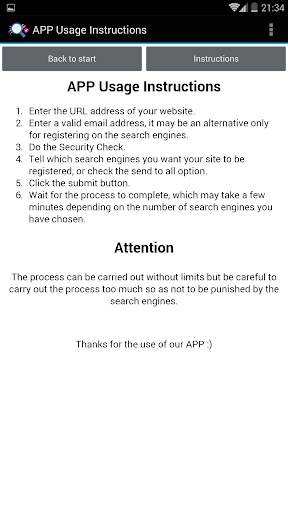 Submit Site to Search Engines 4 تصوير الشاشة