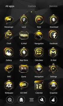 Carbon Tech Go Launcher Theme screenshot 2