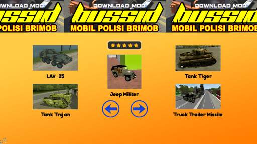 Download Bussid Mod Polisi Brimob screenshot 6