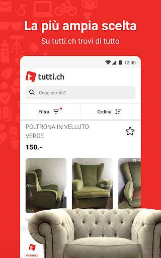 tutti.ch - Annunci gratuiti e shopping dell'usato screenshot 1