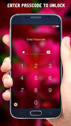 Flowers Zipper Lock Screen screenshot 4