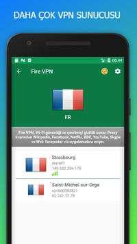 Fire VPN - Ücretsiz VPN, Proxy ve Hız Testi screenshot 5