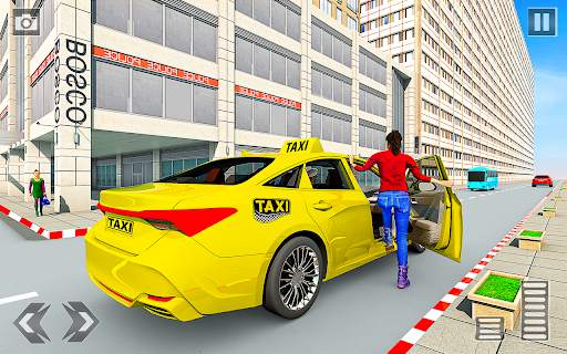 City Taxi Driving Taxi Game screenshot 3