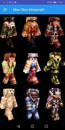 Skin for minecraft pe men screenshot 2