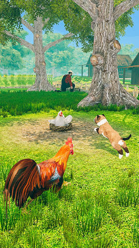 Wild Rooster Animal Run Race- Chicken Farm Racing screenshot 5