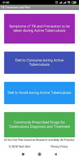 Tuberculosis TB Treatment and Plan screenshot 3