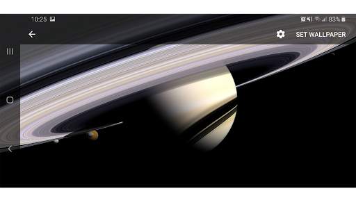 Planet Saturn Parallax 3D Live Wallpaper screenshot 9