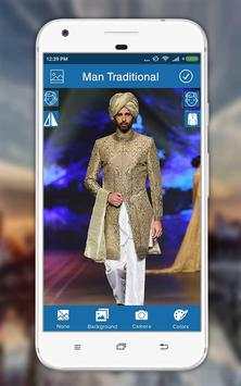 Man Traditional Photo Suit screenshot 9
