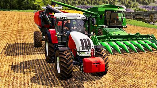 Cargo Tractor Trolley Driver Farmer Simulator 2021 screenshot 2