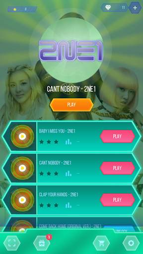 2 NE 1 Magic Twister:KPOP Tiles Twist Game screenshot 1