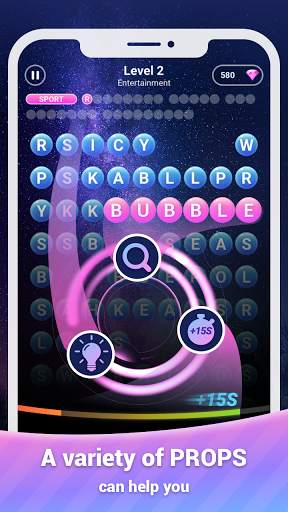 Scrolling Words Bubble Game screenshot 2