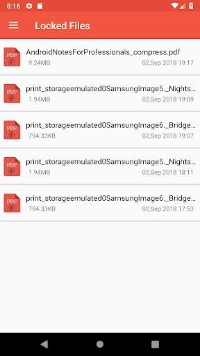 Lock PDFs - Unlock PDFs screenshot 4