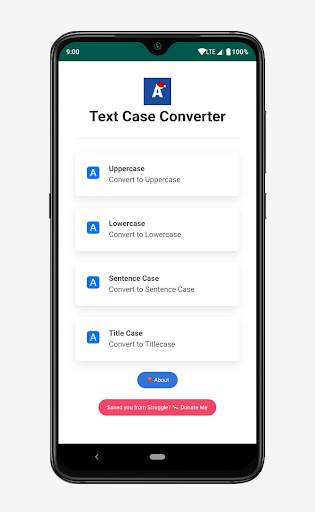 Text Case Converter [Ad-Free] 1 تصوير الشاشة