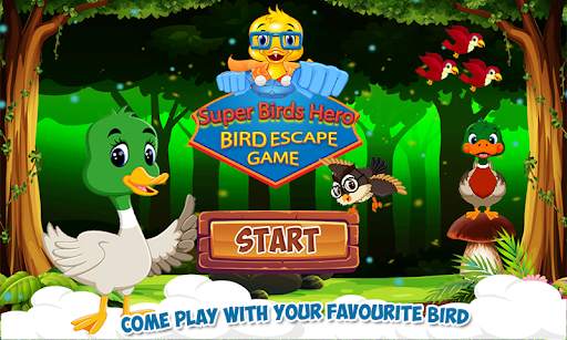 Jungle Adventure Game for Kids - SuperHero Bird screenshot 1