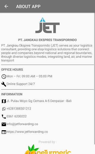 JET Tracking App screenshot 3
