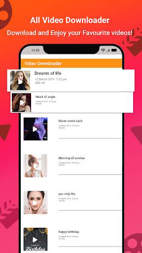 Mp4 Video Downloader screenshot 1