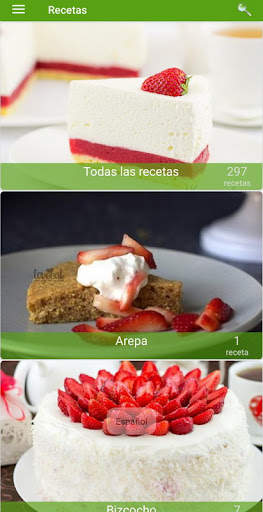 Recetas de pasteles screenshot 1