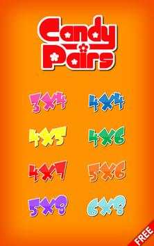 Candy Pairs Memory Game Free screenshot 2