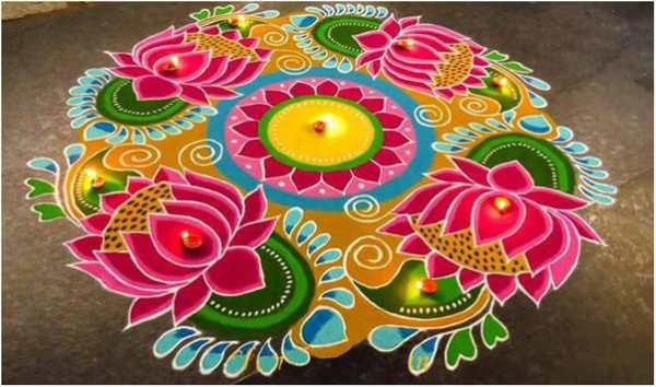 Diwali Rangoli Wallpaper screenshot 6