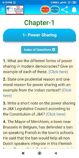 10th Political Science Notes (Social Science) screenshot 4