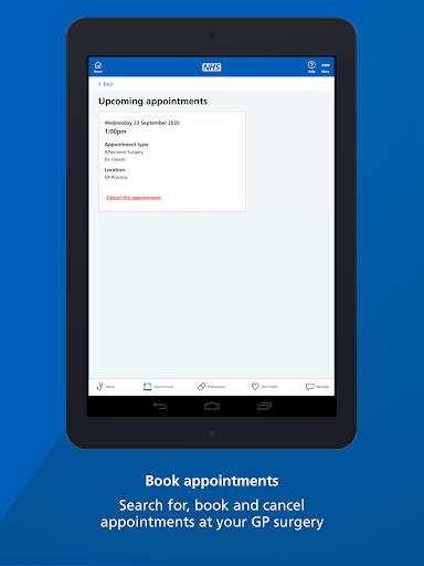 NHS App screenshot 9
