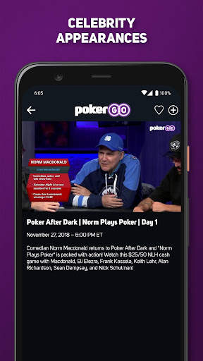 PokerGO: Stream Poker TV screenshot 3