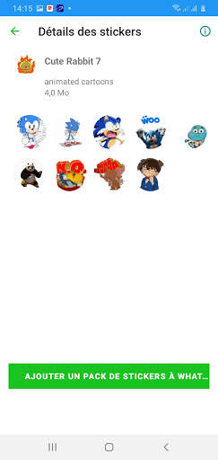 Animated Cartoon Stickers for Whatsapp screenshot 3